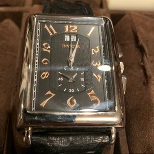 Large rectangular Mens Invicta watch